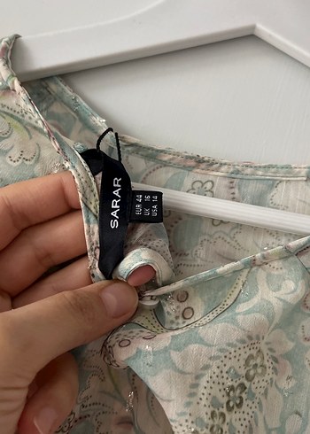 Yeşil Bohem Düğmeli Kadın Bluz - Görsel 8