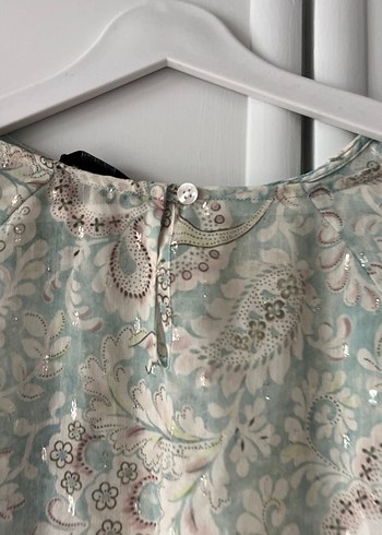 Yeşil Bohem Düğmeli Kadın Bluz - Görsel 7