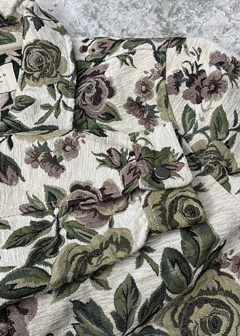 Çiçek Desenli erkek ceket - Görsel 6