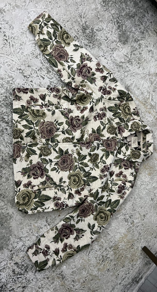 Çiçek Desenli erkek ceket - Görsel 2