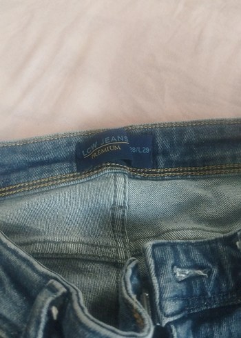 29 Beden mavi Renk Mavi 28 29 Beden Boy Bol Kesim Erkek Kot Pantolon