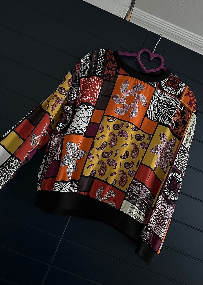 Koton şifon üst bluz - Görsel 2