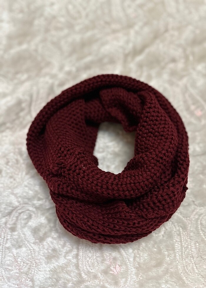 Zara örgü boyunluk atkı - Görsel 4