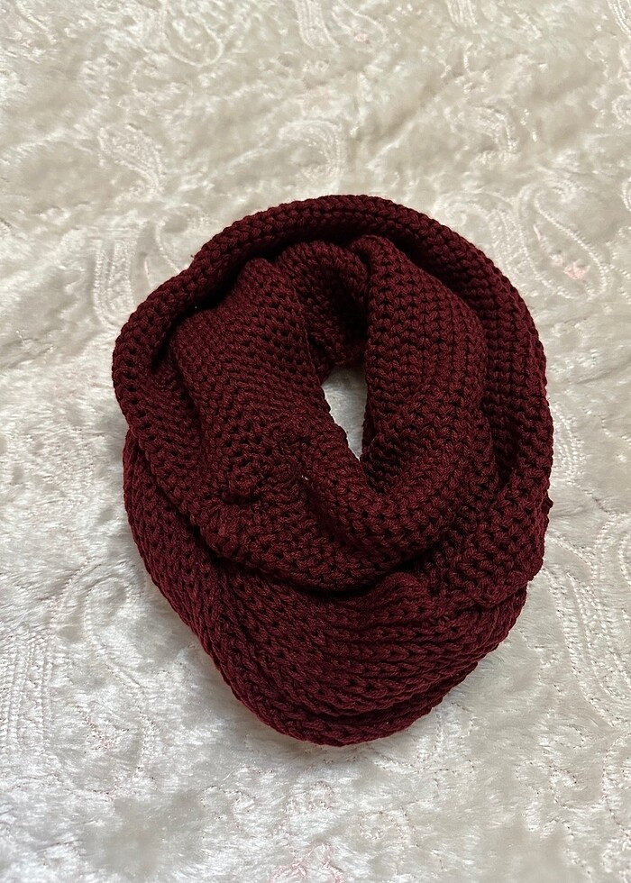 Zara örgü boyunluk atkı - Görsel 3