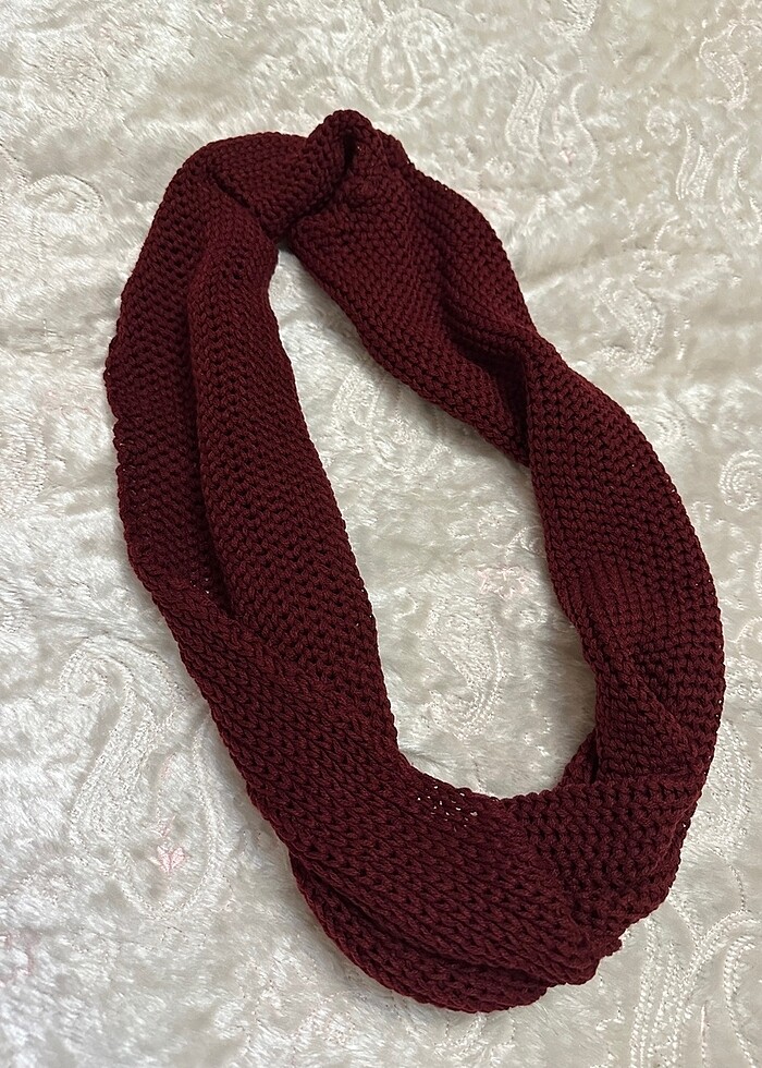 Zara örgü boyunluk atkı - Görsel 2