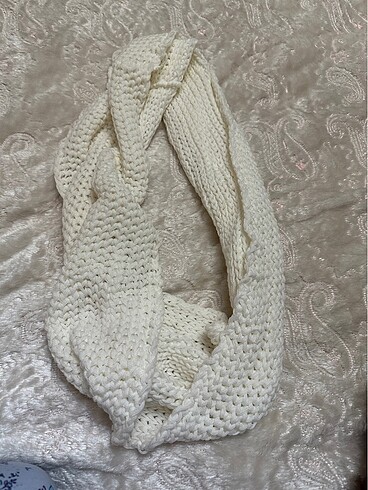 Zara uzun örgü boyunluk - Görsel 5