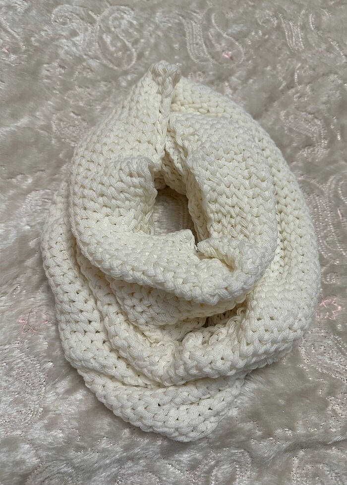 Zara uzun örgü boyunluk - Görsel 4