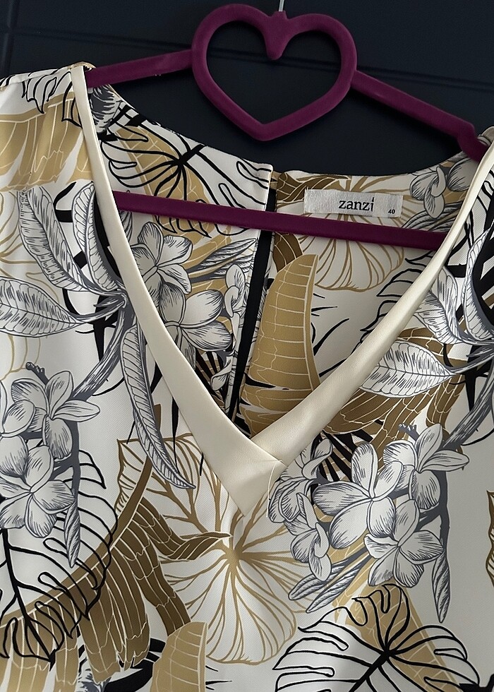 Zara desenli saten takım elbise - Görsel 2