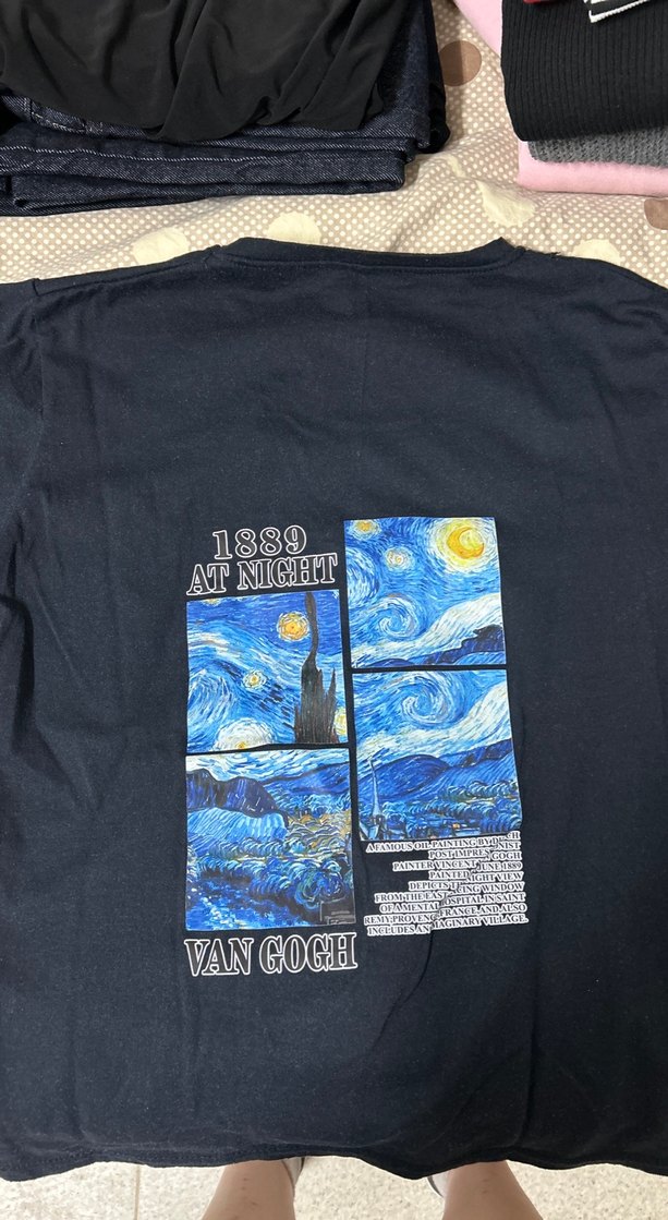 Kadın lacivert Kısa Kollu Salaş Tişört - Görsel 2