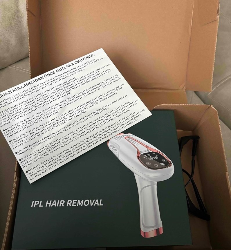 Beyaz Lazer Epilasyon Cihazı Seti - Görsel 2