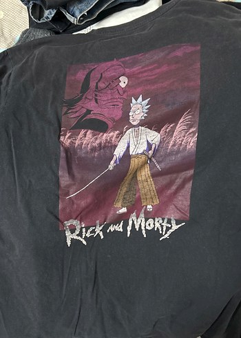 Siyah Baskılı Uzun Kollu Tişört - Görsel 3