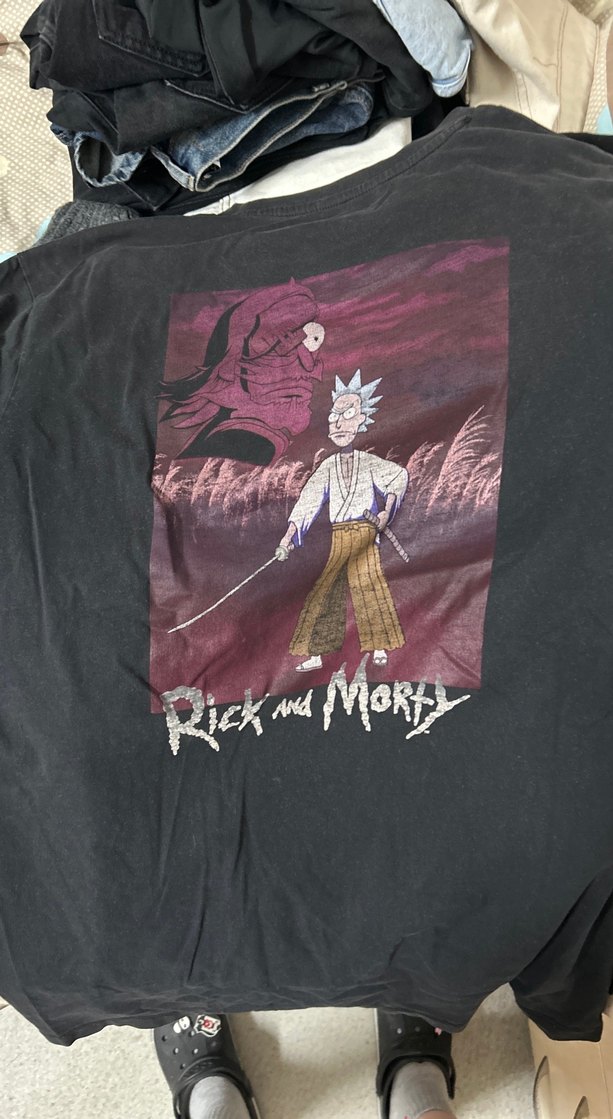 Siyah Baskılı Uzun Kollu Tişört - Görsel 3