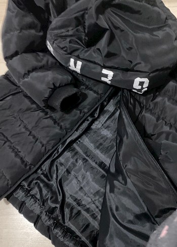 Siyah Kadın Günlük Fermuarlı Kış Montu - Görsel 4