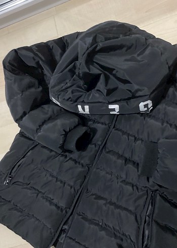 Siyah Kadın Günlük Fermuarlı Kış Montu - Görsel 3