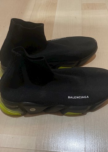 Siyah Kadın Spor Ayakkabı - Wedge Topuklu - Görsel 4