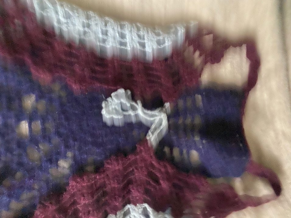 Renkli Örgü Kadın Şal - Görsel 5