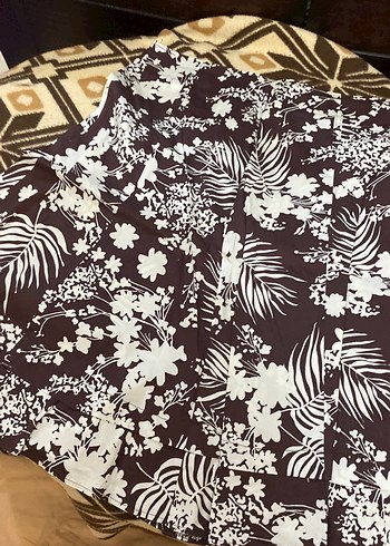 Nakışlı Dantel Detaylı Hamile Midi Etek - Görsel 4