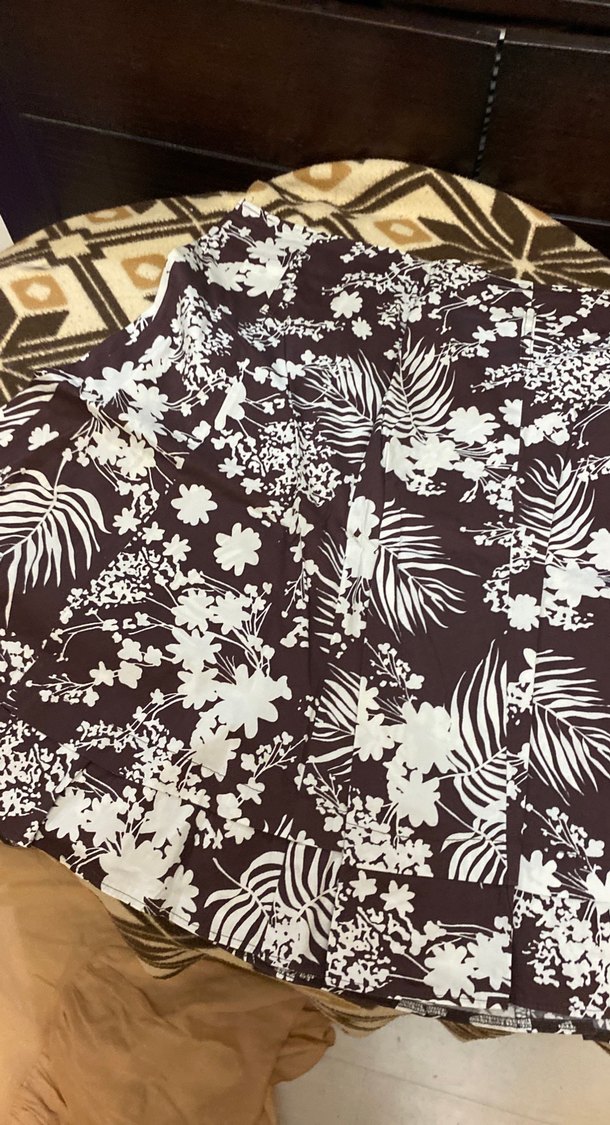 Nakışlı Dantel Detaylı Hamile Midi Etek - Görsel 4