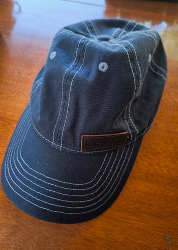 Levis Lacivert Denim Sapka