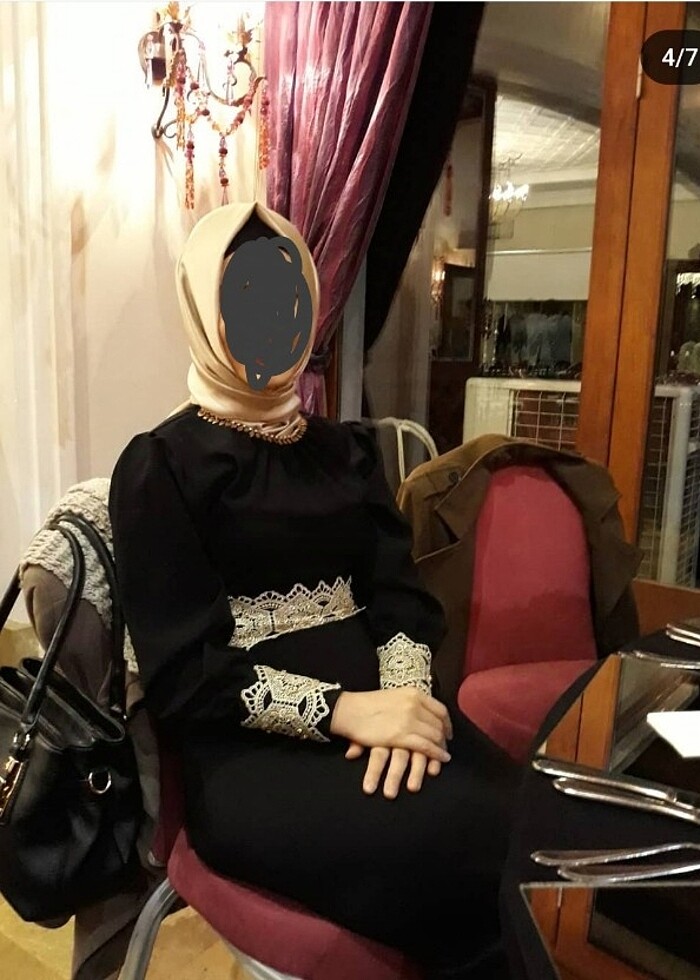 Siyah elbise - Görsel 3