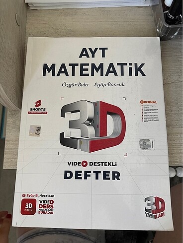 3d vdd ayt matematik