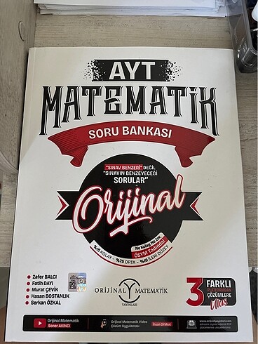 ayt mat orijinal soru bankası