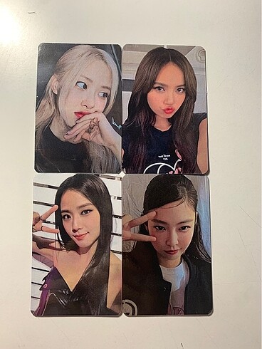 Blackpink Born Pink Fanmade Photocard Seti