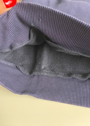 l Beden Mavi Baskılı Kadın Sweatshirt