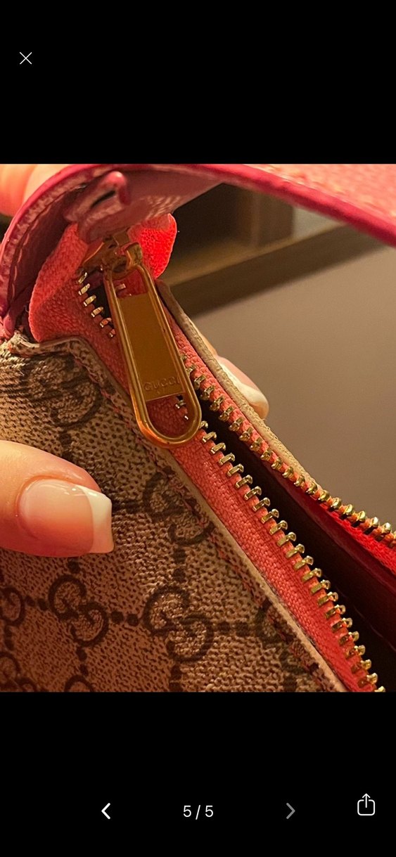 Gucci vintage pembe çanta - Görsel 5