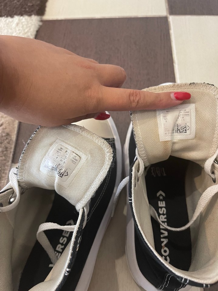 Siyah converse - Görsel 4