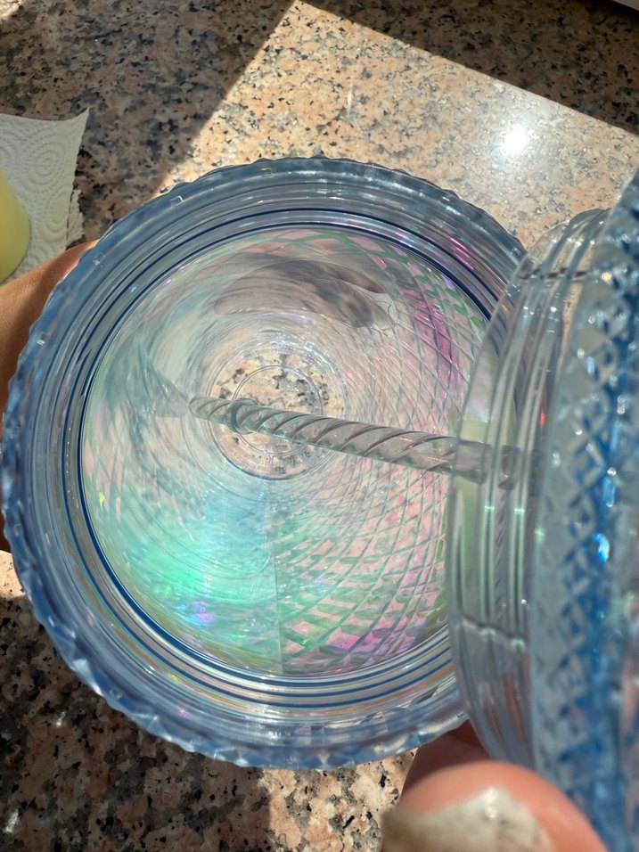 Mavi Starbucks Bardak ve Pipet - Görsel 5