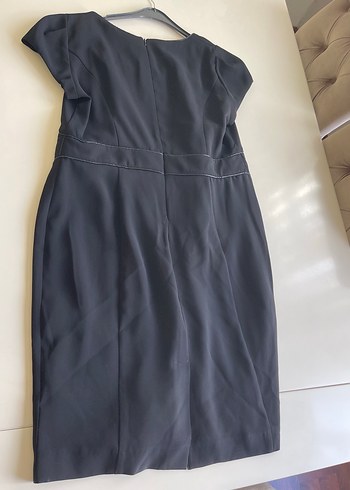 Marks & Spencer Kısa Kollu Siyah Midi Elbise
