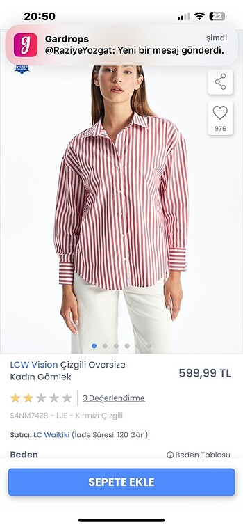 Çizgili gömlek