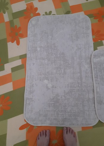 Özdilek Gri Düz Banyo Paspası