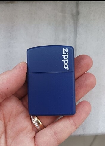 Zippo siyah ve lacivert 