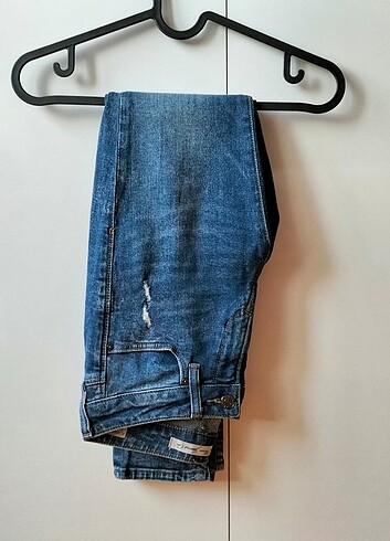 Mavi Skinny Yırtık Jean 