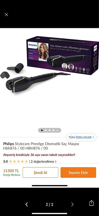 Philips Philips otomatik saç maşası