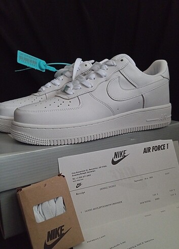 Nike Air Force AF1 Beyaz Spor Ayakkabı Orijinal