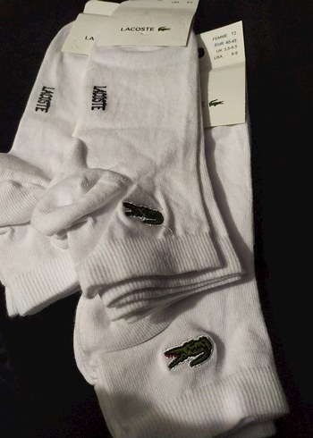 Lacoste Beyaz Erkek Çorap - Görsel 5