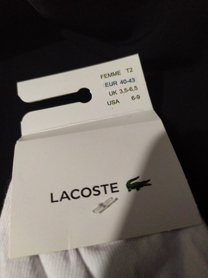 Lacoste Beyaz Erkek Çorap - Görsel 3