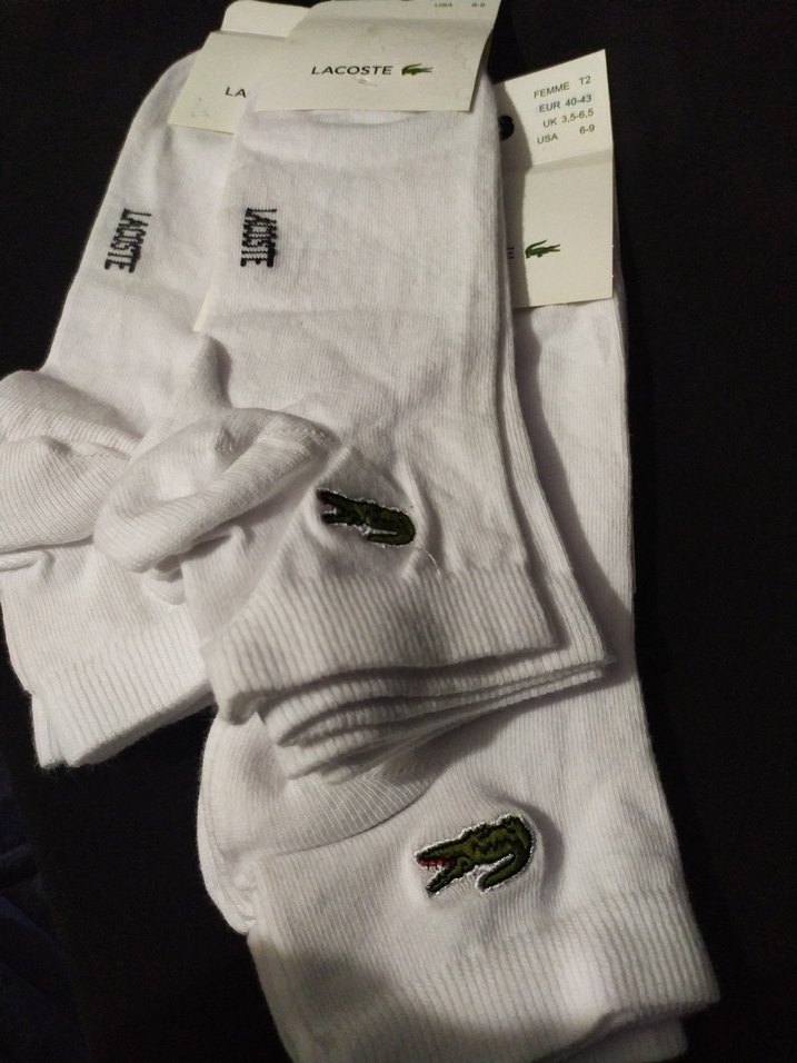 Lacoste Beyaz Erkek Çorap - Görsel 5
