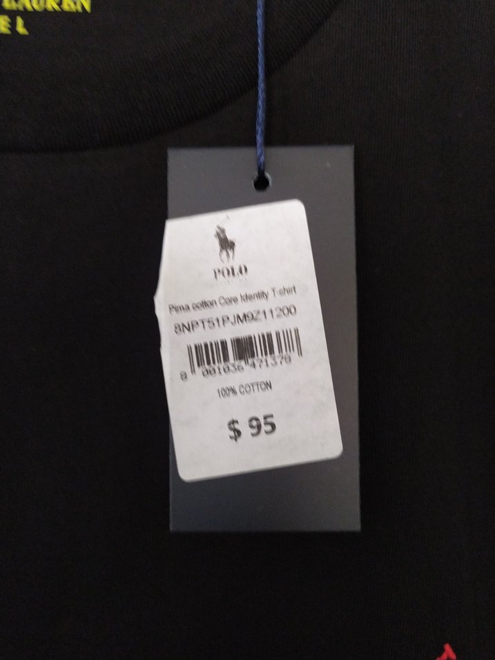Polo Ralph Lauren Siyah Erkek Tişört - Görsel 3