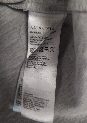 All Saints Tişört - Görsel 4