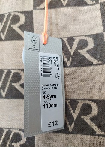 River Island 4-5 Yaş Çocuk Tişört - Görsel 3