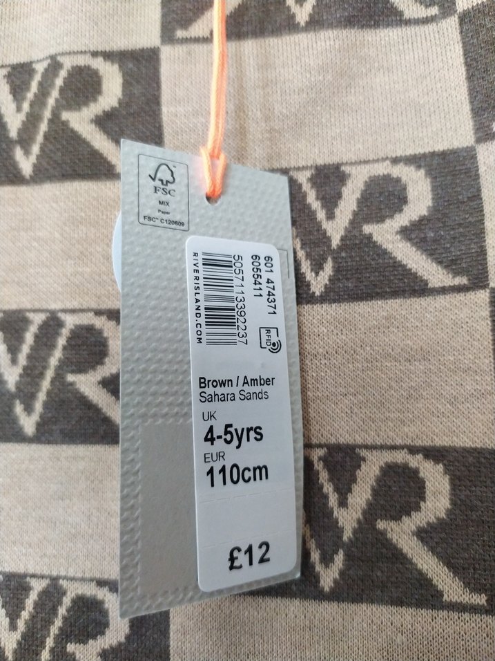 River Island 4-5 Yaş Çocuk Tişört - Görsel 3