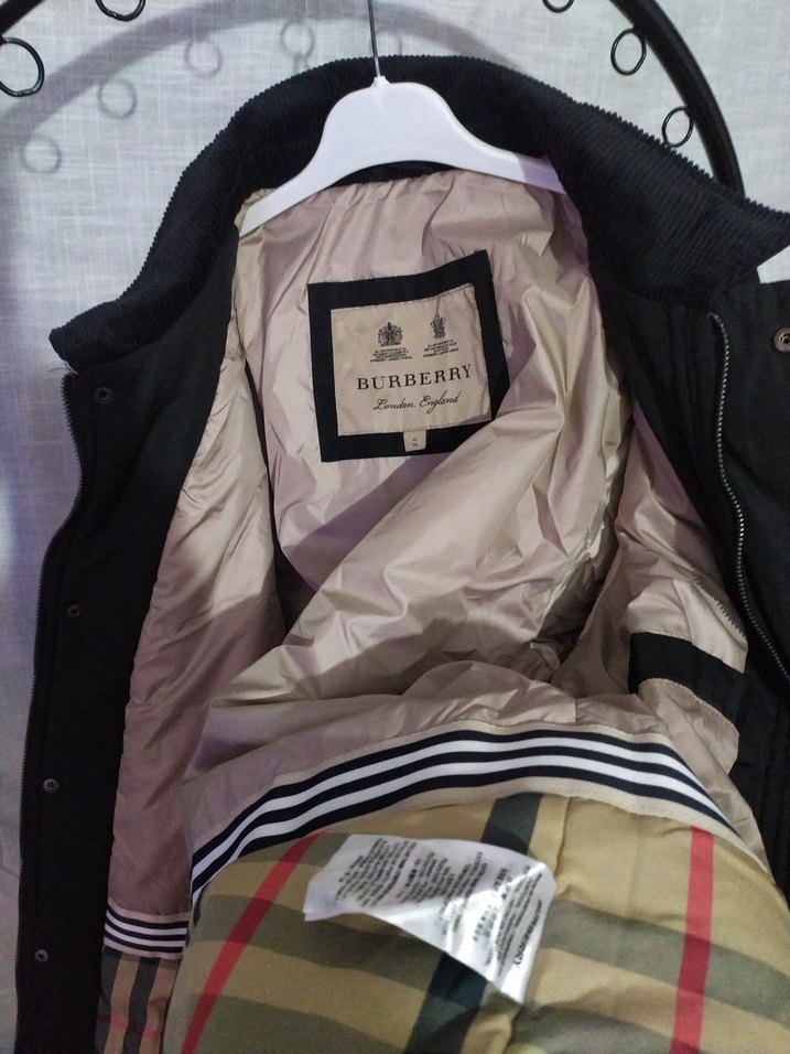 Burberry Siyah Erkek Mont - Görsel 5