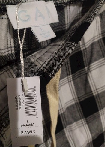 Erkek Ekose Pijama Altı - Görsel 3