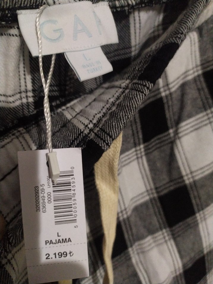 Erkek Ekose Pijama Altı - Görsel 3