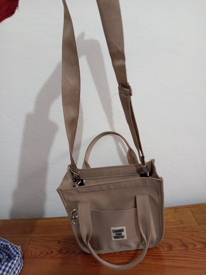 Bej Kadın Günlük Çanta - Minimalist Stil - Görsel 3