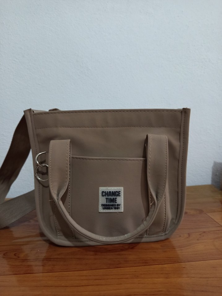 Bej Kadın Günlük Çanta - Minimalist Stil - Görsel 2